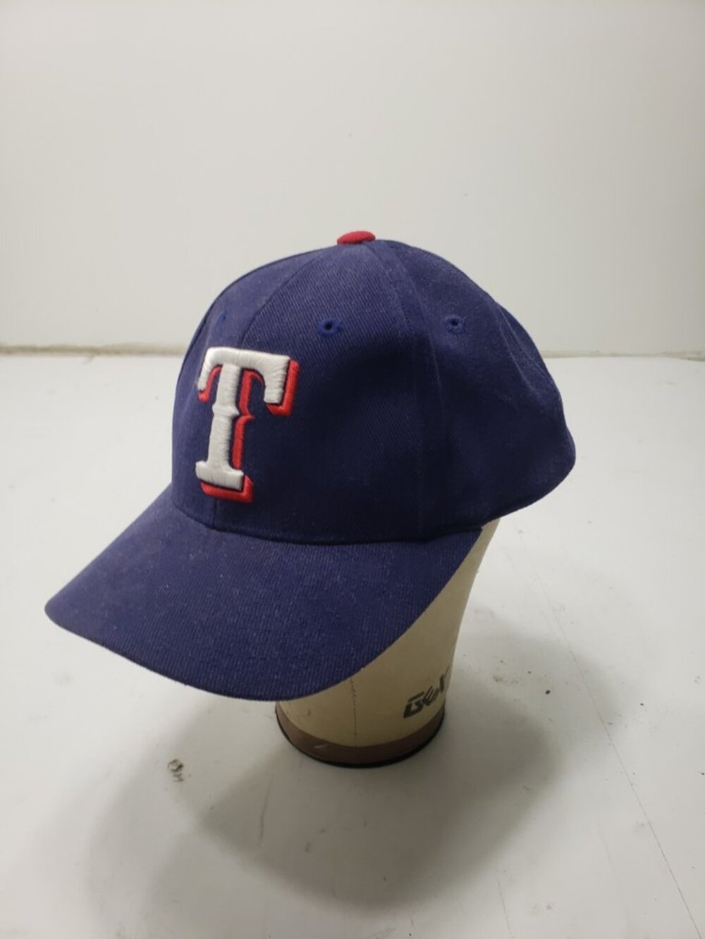 Vintage Texas Rangers Logo Athletic Strapback Hat MLB Baseball Cap Blue OSFA